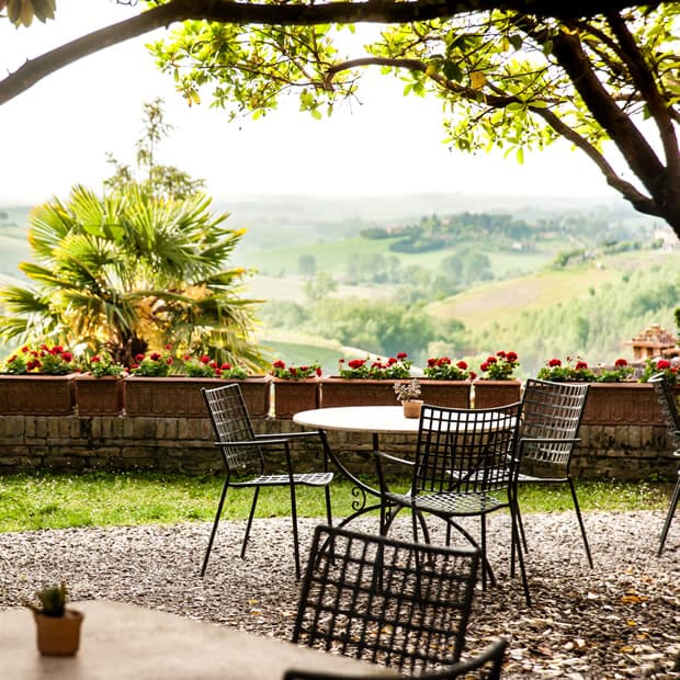 The gardens at Villa Grassina